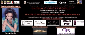 Clicca e visualizza la locandina del Moda e Spettacolo i Tour 2009