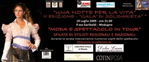 Clicca e visualizza la locandina del Moda e Spettacolo i Tour 2009